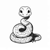 Φίδι ως πρότυπο για ζωγραφική