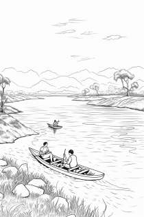 Mekong som malebogsskabelon