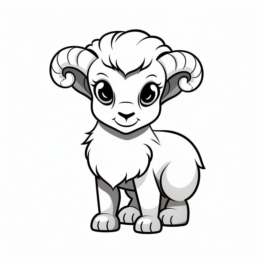 Widder Sternzeichen Ausmalbilder und Malvorlagen für Kinder kostenlos