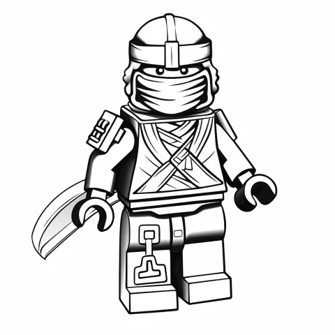 Jay Ninjago värityskuvat ilmaiseksi tulostettavaksi – tulostettava värityskuva