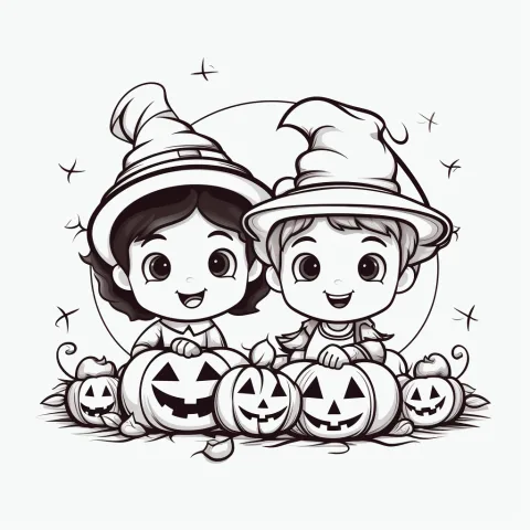 Imprimir dibujos para colorear de Halloween gratis para niños. – dibujo para colorear e imprimir