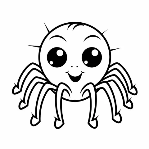 Halloween Spinne Malvorlage kostenlose Ausmalbilder – Ausmalbild zum Ausdrucken