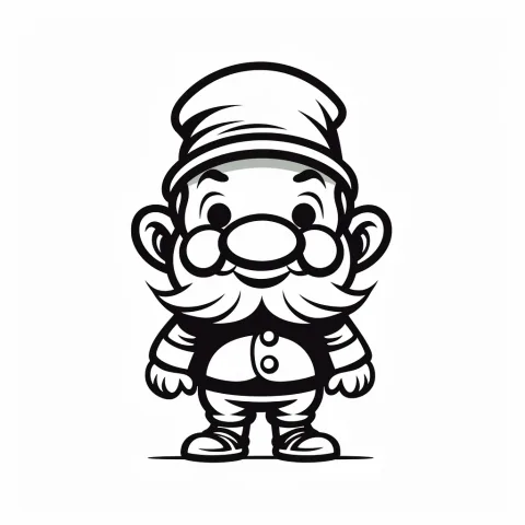 Irish Leprechaun 3 – printable coloring page