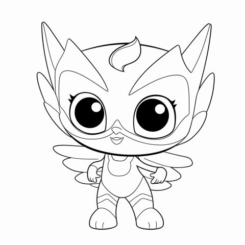 PJ Masks als Malvorlage – Ausmalbild zum Ausdrucken