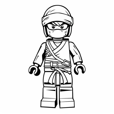 Ninjago LLoyd kostenlos zum ausmalen – Ausmalbild zum Ausdrucken