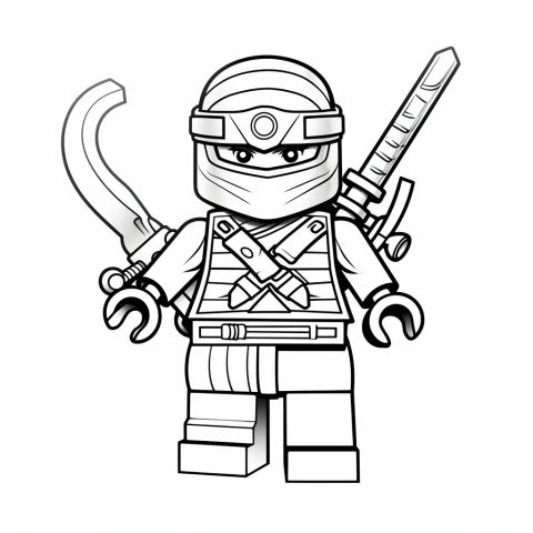 Ninjago Cole kostenlos zum ausmalen – Ausmalbild zum Ausdrucken