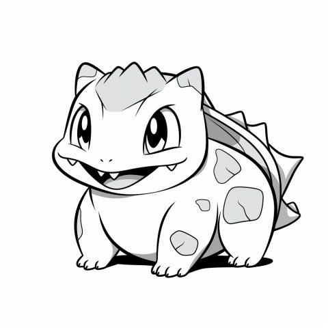 Bisasam Pokemon Ausmalbild kostenlos zum ausdrucken – Ausmalbild zum Ausdrucken