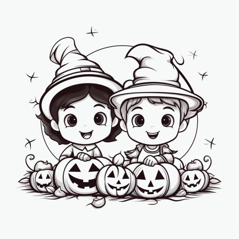 Halloween Ausmalbilder für Kinder kostenlos ausdrucken – Ausmalbild zum Ausdrucken