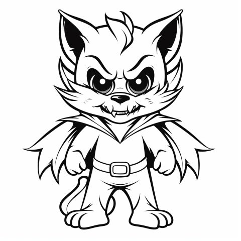 Halloween Werewolf Malvorlage kostenlose Ausmalbilder – Ausmalbild zum Ausdrucken